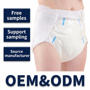 Pannoloni per Incontinenza Adulti Usa e Getta Ultra Spessi Super Assorbenti Unisex per Anziani OEM ODM Etichetta Privata Produzione all'Ingrosso - Product Image 1