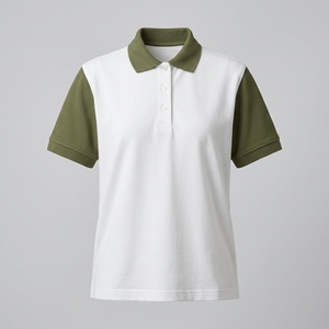 เสื้อโปโลผู้หญิงทรงหลวมแบบ OEM เสื้อโปโลทรงบ็อกซี่สำหรับแบรนด์สตรีทแวร์ของสหรัฐอเมริกา รับผลิตเสื้อผ้าแบรนด์ส่วนตัวสำหรับขายปลีก - Product Image 2