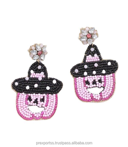 ต่างหูแบบห้อยลายธงชาติ ทำมือ ลายดาว ดอกไม้ สีแดง ขาว น้ำเงิน สไตล์โบฮีเมียน เครื่องประดับสำหรับทุกเพศ ของขวัญ ขนาดสั่งทำได้ - Product Image 4