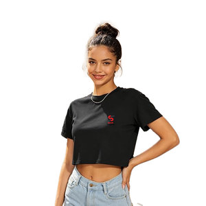 Top Corto para Mujer, Tejido Fino y Transpirable, Material Suave al Tacto, Ligero, Colores Elegantes, Esencial para el Verano - Product Image 5