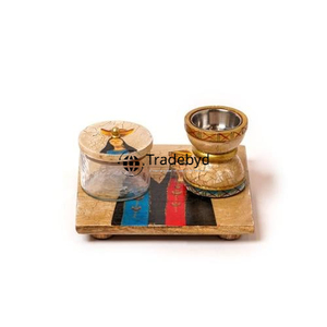 Brûleur d'encens luxueux en bois, mubkhar, parfait pour la maison, le bureau et la relaxation, tradebyd - Product Image 1