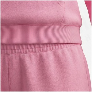 Women 100% Cotton Hooded <b>Sweatshirt</b> & Jogger Tracksuit Set Solid <b>Pink</b> Casual Autumn Full Length Midweight Fleece Pants - Product Image 5