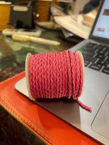 Durable Round <b>Braided</b> Leather Lace 5mm Stitched Jewelry <b>Cord</b> for Western Bolo Ties & Apparel Design Bulk Wholesale Supply - Product Image 4