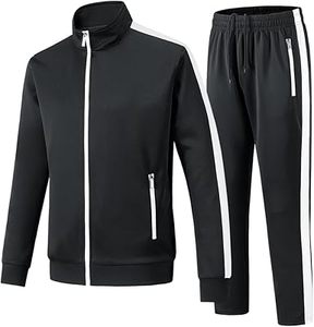 Ensemble de survêtement 2 pièces pour homme, personnalisé, de haute qualité, avec veste zippée à manches longues et pantalon de sport - Product Image 6