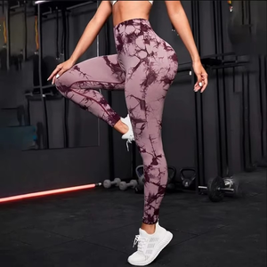 Leggings de invierno sin costuras con estampado personalizado, logotipo personalizado, pantalones de yoga y gimnasio para mujer, pantalones de entrenamiento con efecto push-up, en oferta. - Product Image 3