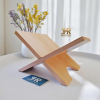 Support de lecture pliable en bois sacré fait main, portable, pour Coran, prière, étude, Ramadan et décoration intérieure