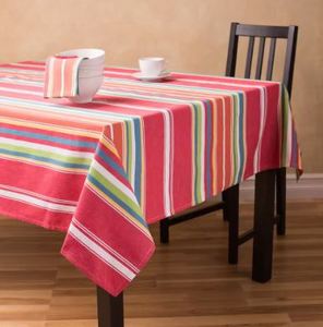 Classic Solid Color <b>Table</b> Cloth Modern <b>Dining</b> <b>Table</b> <b>Cover</b> Striped Design <b>Table</b> Cloth Stylish <b>Dining</b> <b>Table</b> <b>Cover</b> - Product Image 1