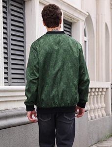 Autumn/Winter New <b>Men's</b> Fashion Casual Loose <b>Long</b> Satin Softshell Breathable Detachable Collar Stand <b>Jacket</b> - Product Image 4