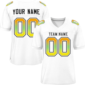 เสื้อฟุตบอลอเมริกันแบบครอปพิมพ์ลายตามสั่งขายส่ง ทันสมัย สำหรับแฟนทีมชาติ ผ้าตาข่าย โพลีเอสเตอร์ 100% สำหรับนักกีฬา - Product Image 4