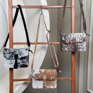 Luxury Cowhide Suede Leather <b>Crossbody</b> <b>Bag</b> for Women Fashion Popular Minimalist Shoulder <b>Bags</b> Customized High Quality Female <b>Bag</b> - Product Image 5