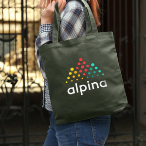 Sac cabas pour femme |   Sac de courses réutilisable en coton |   Sac à bandoulière imprimé élégant pour les voyages, les courses, le bureau, l'usage quotidien, écologique - Product Image 4