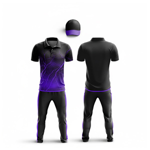 Custom Team Sublimation <b>Cricket</b> <b>Kit</b> Manufacturer | Men Women Youth <b>Cricket</b> Wears Polo Shirt and Trouser <b>Full</b> Team Outfit - Product Image 3