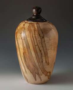 Engraved Wooden Cremation Urn Square Adult Ashes <b>Memorial</b> <b>Box</b> Natural Wood Finish Customizable Designs - Product Image 3