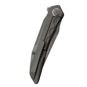Couteaux de poche pliants de haute qualité avec lame à motif damas unique et manche métallique ergonomique pour une utilisation quotidienne - Product Image 6