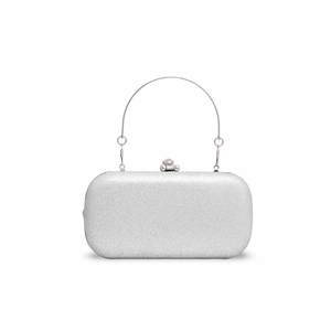 Clutch de novia plateado para mujer P15189 - Product Image 1