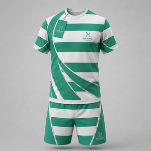 Uniforme de rugby con estilo atlético moderno, paneles reforzados y tela transpirable para un máximo rendimiento - Product Image 1