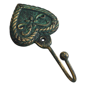 Modern Cast Iron <b>Wall</b> Mounted Heart Shape Hooks for Hanging <b>Clothes</b> Coats Hats Keys-Eco-Friendly - Product Image 6