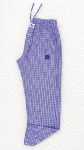 2026 Wholesale Premium Blue <b>GAP</b> Checks Men's Summer Pajama – Lightweight Comfortable Sleepwear Nightwear for Men - Product Image 2