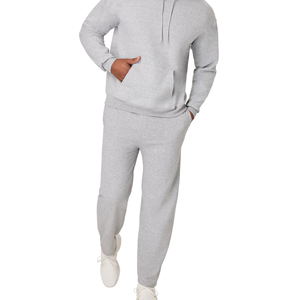 Mens Relaxed Fit Sweatpants Durable Cotton Blend Joggers Comfortable Elastic Waist Lounge Pants For Casual Daily Style <b>Trousers</b> - Product Image 4