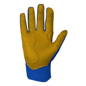 Gants de frappe en cuir bleu avec fermeture auto-agrippante, durables, unisexes, pour adultes, gants d'entraînement - Product Image 4