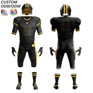 Maillot de rugby personnalisé pour équipe, imprimé par sublimation, respirant, séchage rapide, maille frontale, sans manches, tenue de football 100 % polyester - Product Image 2