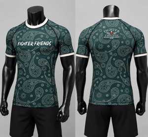 Fitness Wear Breathable Quick Dry <b>Men</b> <b>Compression</b> <b>Shirts</b> Short Sleeve Solid Color Spandex/Polyester Light Weight Hot Sale - Product Image 1