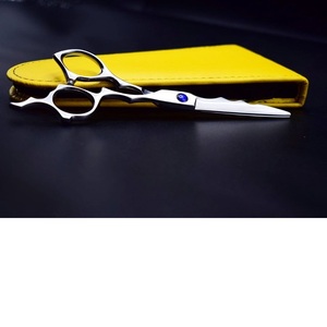Ciseaux de coiffure professionnels en acier inoxydable japonais doré avec logo personnalisé pour salon de coiffure, vente en gros - Product Image 5