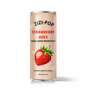 Wana Beverage du Vietnam Exportateur de 250ml d'eau gazeuse à saveur de fraise Marque privée Jus de fruits et légumes à faible quantité minimale de commande - Product Image 1