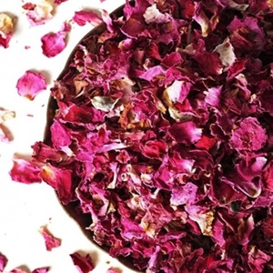 Pétales de rose séchés naturels, roses rouges, confettis de mariage, artisanat floral, pot-pourri, décoration romantique, boîtes cadeaux, projets DIY, maison - Product Image 3