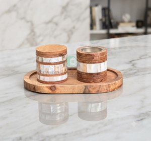 Hand-Made Indian Sandalwood <b>Incense</b> <b>Burner</b> Set with Mother of Pearl Inlay for Aromatherapy Home Decor All-Season - Product Image 5
