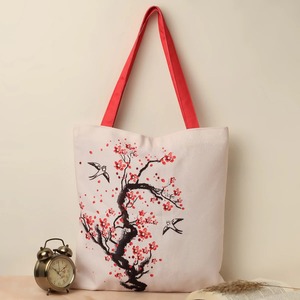 Bolsa de Mano de Lona de Algodón Resistente, Bolsa de Compras Diaria Premium - Product Image 3