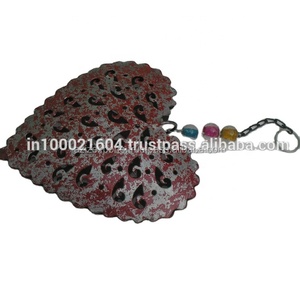 Décoration de maison suspendue en forme de coeur de fer pour la technique de fonte de Noël - Product Image 1