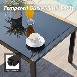 Ensemble de canapés en aluminium Homall pour terrasses de complexes hôteliers, cafés et gîtes – Vente en gros - Product Image 2