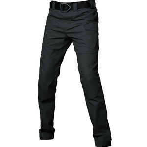 Pantalones Cargo Tácticos para Hombre, con Múltiples Bolsillos, para Trabajo, Senderismo, Invierno, Color Negro, Corte Automatizado - Product Image 1