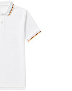 Custom <b>White</b> Men <b>Polo</b> Shirt Short Sleeve Casual Sports Golf T Shirt Breathable Summer Wear Stripe Collar Premium Quality Design - Product Image 3