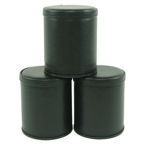 แก้วเขย่าลูกเต๋าหนัง PU สีสันและขนาดตามสั่ง ทนทาน เหมาะสำหรับงานปาร์ตี้วัยรุ่น บริการ OEM คุณภาพดี ขายดีอันดับต้นๆ - Product Image 5