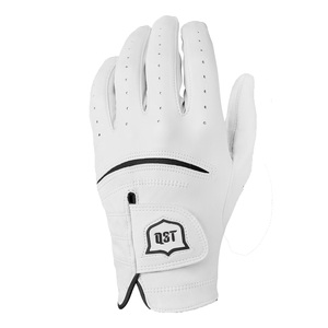 Guantes de Golf de Piel Cabretta con Logotipo Personalizado QST, Elásticos, Antideslizantes, Suaves, Transpirables, con Cierre de Gancho y Bucle, Guantes Deportivos para Hombre - Product Image 2
