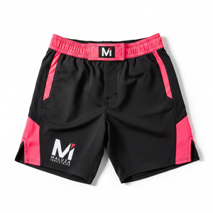 กางเกงชกมวย MMA แบบสั่งทำพิเศษ คุณภาพสูง กางเกงกราปลิงสำหรับมืออาชีพ อุปกรณ์ฝึกซ้อมกีฬา ขายส่ง - Product Image 1