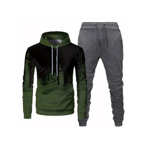 Ensembles de survêtements unisexes personnalisés par sublimation à manches longues pour la gym et l'entraînement, 100 % polyester, à capuche, imprimés, pour l'hiver, pour hommes et femmes - Product Image 5