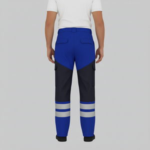 Pantalon de travail de sécurité haute visibilité réfléchissant, vêtements de travail durables pour les ouvriers du bâtiment routier - Fournisseur - Product Image 3