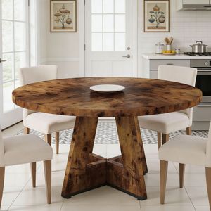 Tavolo da Pranzo Solido Ovale Assemblato con Motivo Rettangolare in Pietra Sinterizzata Effetto Marmo - Product Image 3