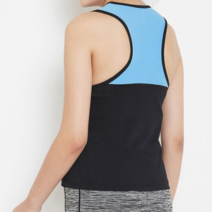 Lightweight Summer Gym Sleeveless Women's Tank <b>Top</b> Custom Logo Quick Dry Breathable Eco-Friendly Polyester/Cotton Fabric Best - Product Image 2
