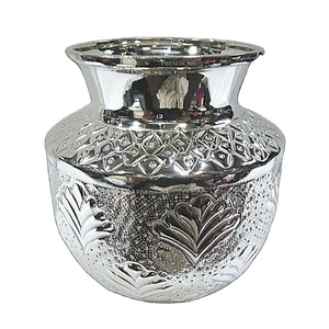 Vase en aluminium de qualité supérieure pour les rituels hindous, les fonctions de temple, les cérémonies de mariage et les cultes quotidiens, décoration de la maison - Product Image 4