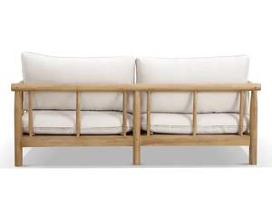 Sofá de Exterior de Madera de Teca Sólida de Alta Calidad para la Industria Hotelera, Hoteles, Resorts y Mobiliario Comercial - Product Image 4