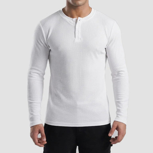 Custom Logo Wholesale Men's Slim Fit Long Sleeve <b>Thermal</b> Quick Dry Breathable <b>Top</b> Trending Eco-Friendly Comfortable T-Shirts - Product Image 2