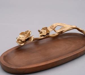 ถาดวางของตกแต่งโต๊ะระดับพรีเมียม ถาดไม้ทำมือ - Product Image 4