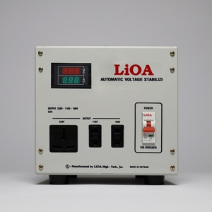 Stabilisateur/régulateur de tension AC automatique 1 phase DRII-1000 II de haute qualité fabriqué au vietnam-LiOA produit - Product Image 1