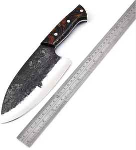 Couteau à découper en acier au carbone LEGACY BLADES avec logo personnalisé, manche en bois de rose, fabricant de couteaux de cuisine OEM ODM - Product Image 2