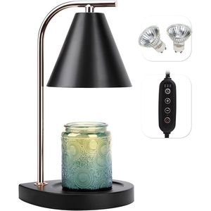 Modern 2-Bulb Dimmable <b>Candle</b> Warmer Lamp with Timer for Small <b>Large</b> Jar <b>Candles</b> - Product Image 1