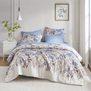 Set Copripiumino Floreale con Lenzuola, Biancheria da Letto Premium con Stampa Floreale per un Look Elegante e Accogliente - Product Image 1
